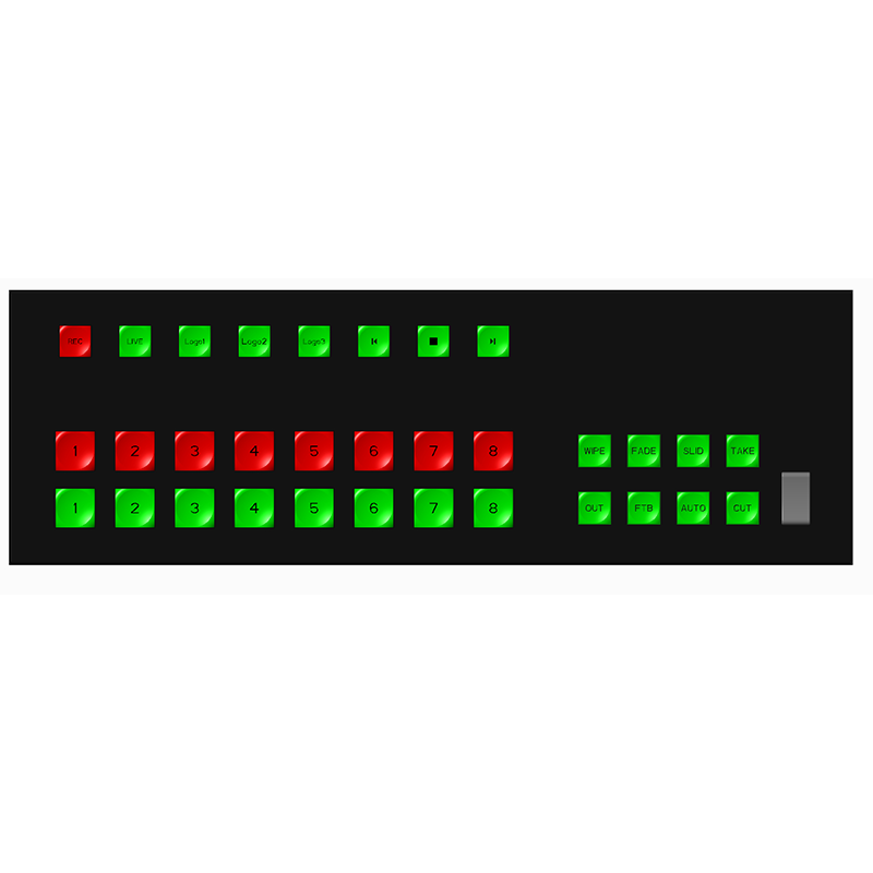 8 HD MI Multi view recording video mixer switcher live streaming broadcast video switchers controller keyboard
