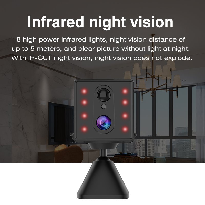 Vstarcan cb70 1296P 3MP HD Wireless Sim Card 4G Mini Camera Home Use Small Battery Boby Camera Mini 2000mah Pin