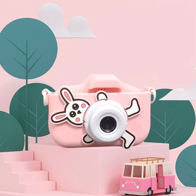 Kids Digital Tiger Camera 2 HD Children Mini Camera Toy Birthday Christmas Gift Children Educational Toys Camera for Girl Boy