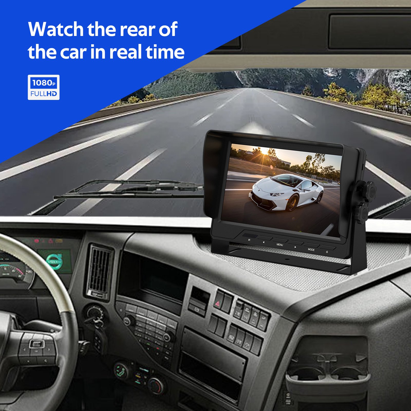 Car Vehicle CCTV Camera Set Wifi Camera System Mobile DVR 4 Channel 1080P System MDVR GPS 4G DC 12v IP68 Car Headrest Screen 2g