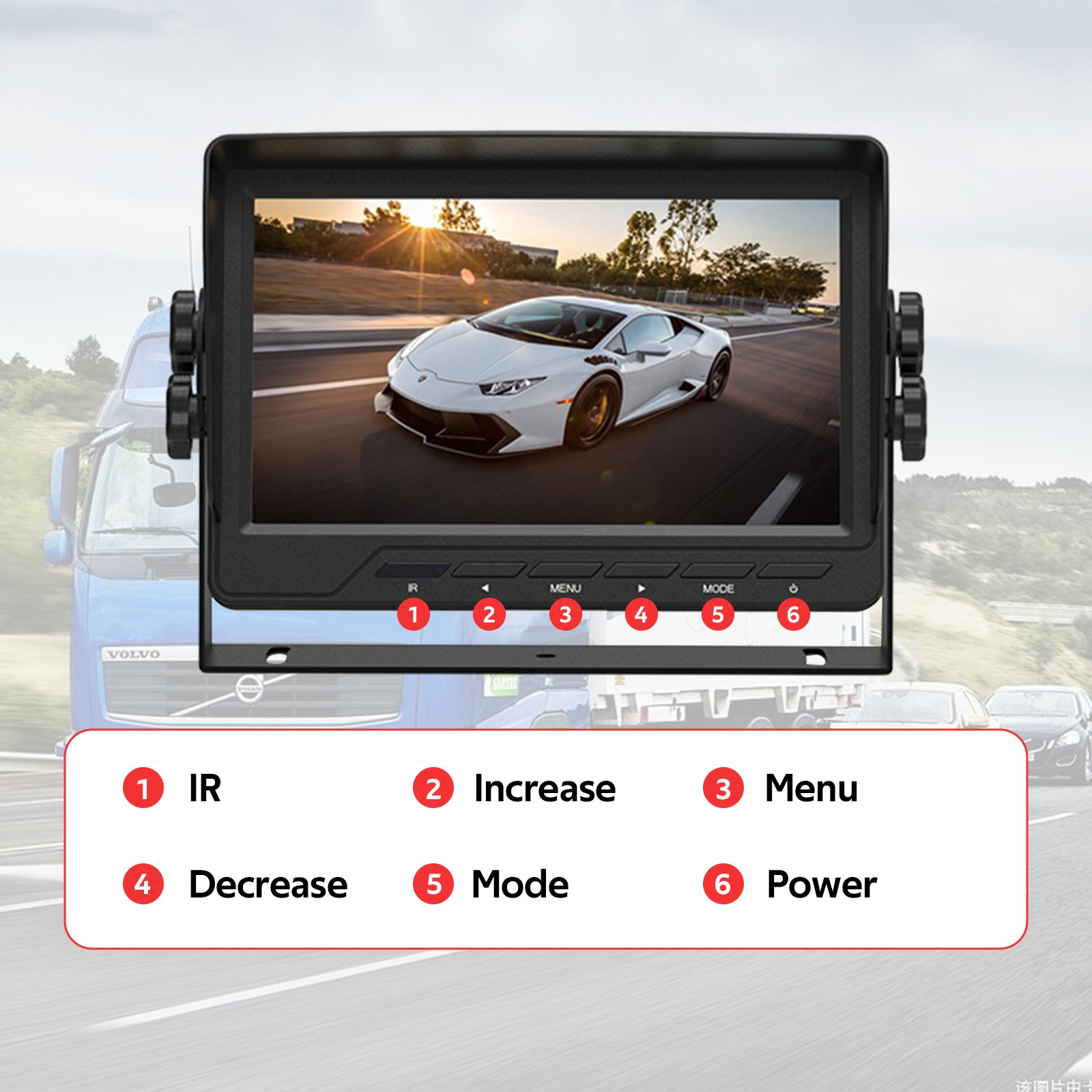 Car Vehicle CCTV Camera Set Wifi Camera System Mobile DVR 4 Channel 1080P System MDVR GPS 4G DC 12v IP68 Car Headrest Screen 2g