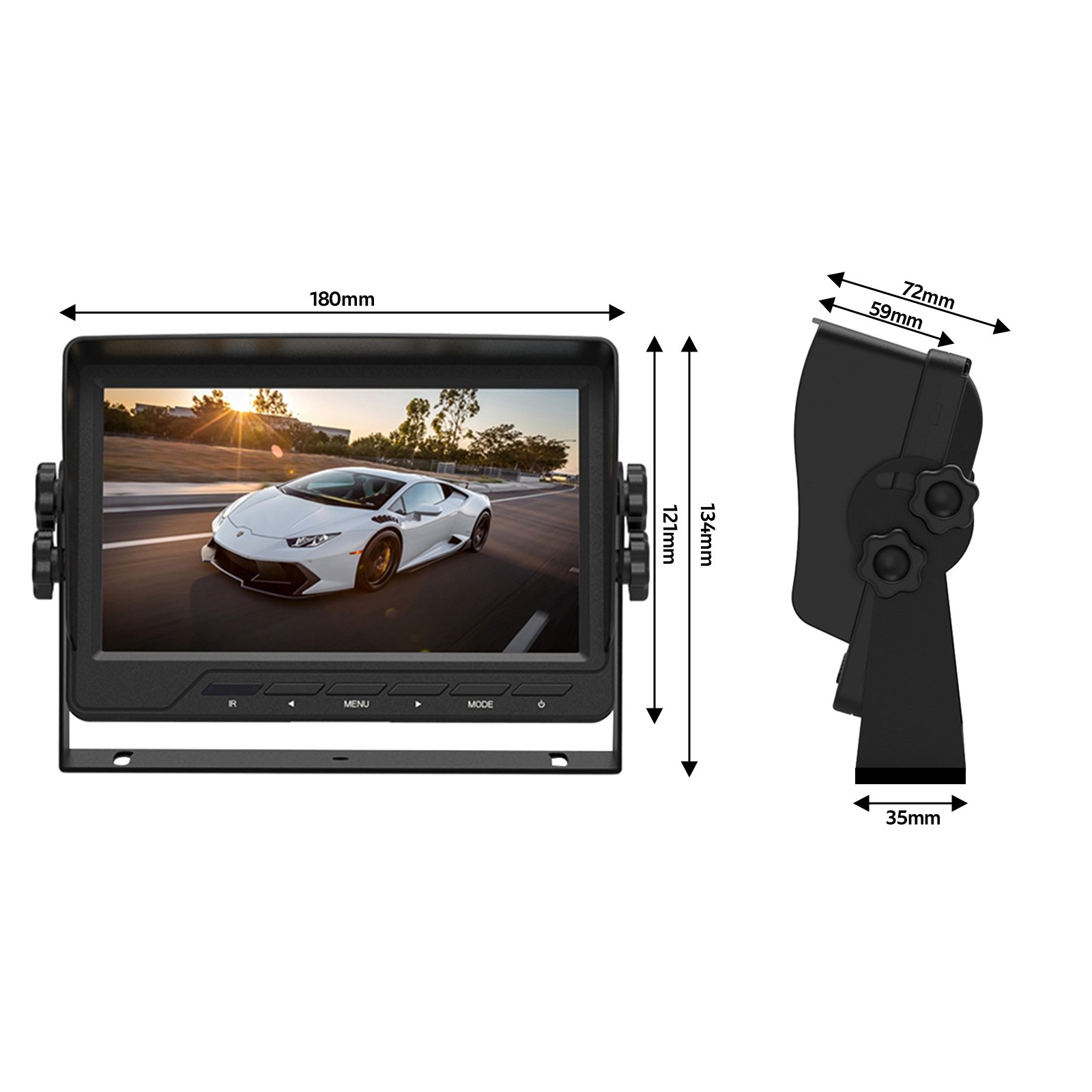 Car Vehicle CCTV Camera Set Wifi Camera System Mobile DVR 4 Channel 1080P System MDVR GPS 4G DC 12v IP68 Car Headrest Screen 2g
