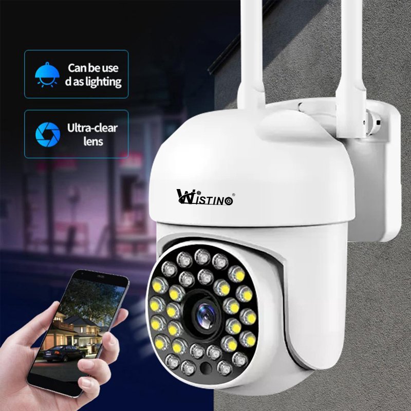 Wistino 1080P Audio Colorful Night Vision NetWork IP Camera IP66 Waterproof Smart Home 5G IP Camera