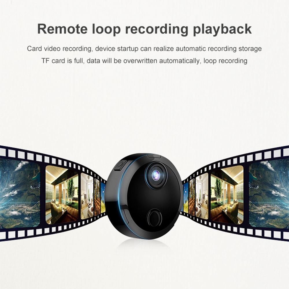 QZT 2K Wireless Network Camera Mini Body Camera Wifi Cam Camera