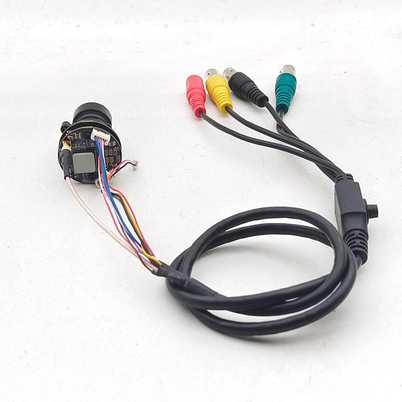 Security CCTV Starlight Low Lux IMX385 3G-SDI CVBS 1080P 60Fps 30x30mm HD-SDI Analog Industry Camera Module Board With OSD Cable