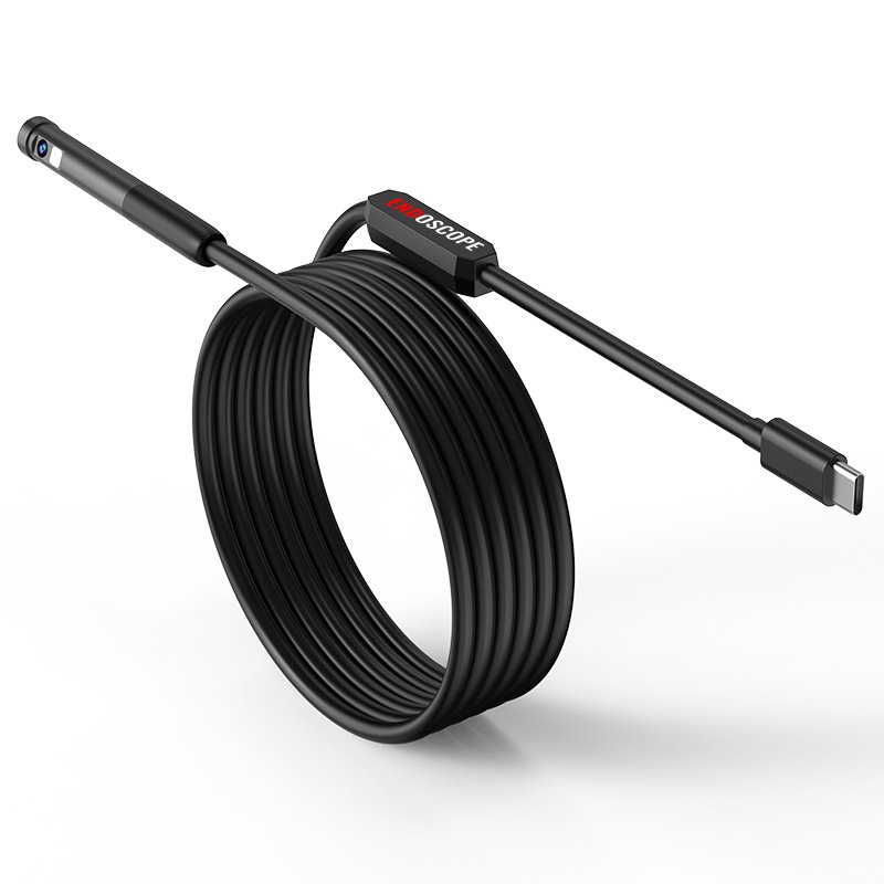ANESOK 3 in 1 USB endoscope camera 1080p camera 8.0mm borescope industrial endoscope for IOS Android
