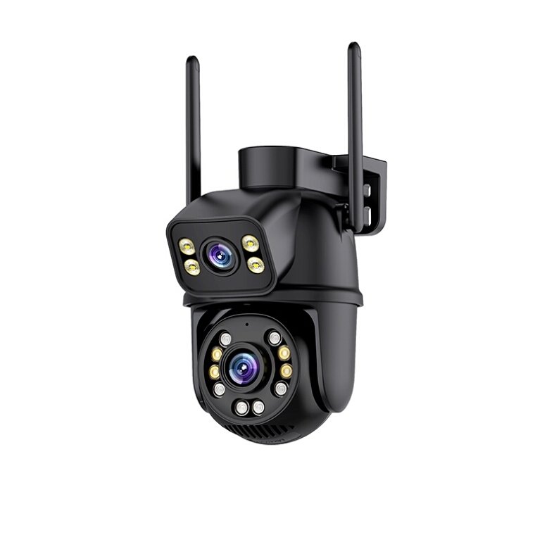 Cameras De Seguridad Wifi 6MP Dual Lens iCsee ptz WIFI Camera Outdoor Human Auto Tracking Wireless Security icsee WIFI Camera