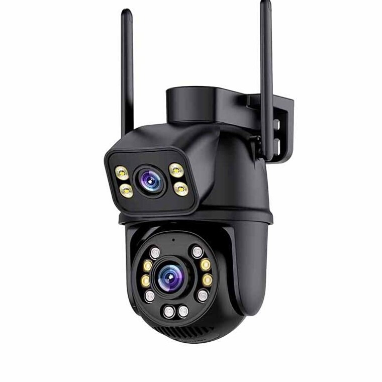 Cameras De Seguridad Wifi 6MP Dual Lens iCsee ptz WIFI Camera Outdoor Human Auto Tracking Wireless Security icsee WIFI Camera