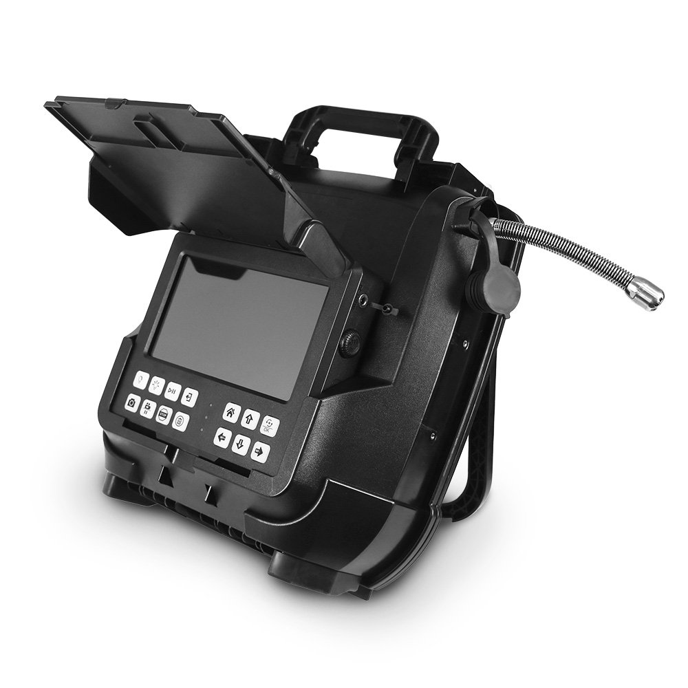 Mini Pipe drain Sewer Inspection 20mm Camera with all in one handheld suitcase & flexible cable