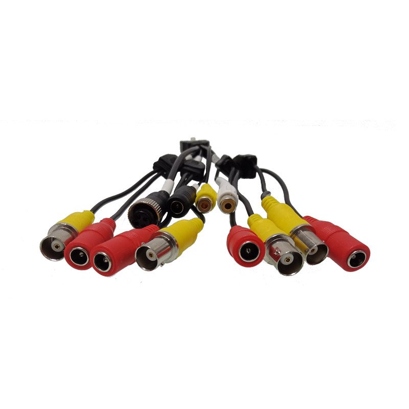 CCTV Camera Accessories BNC Video DC Power Supply Adapter Cable for Analog AHD CVI CCTV Surveillance DVR