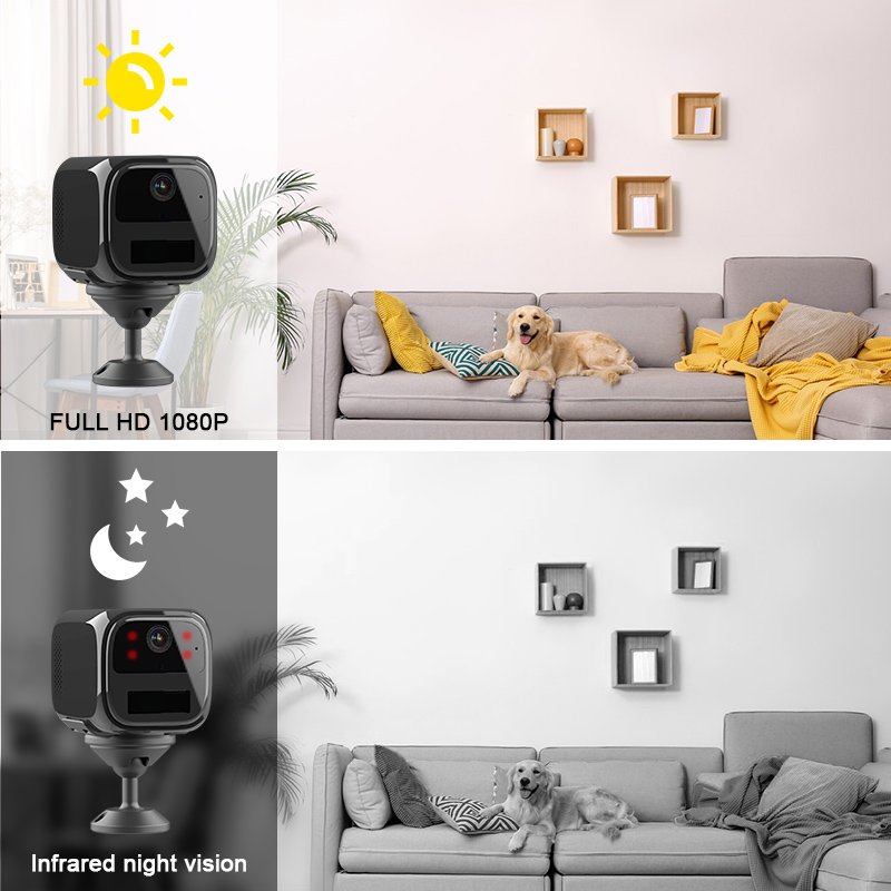HD 1080P mini camera wifi Real Time Recording APP Remote Monitoring mini camera video recorder