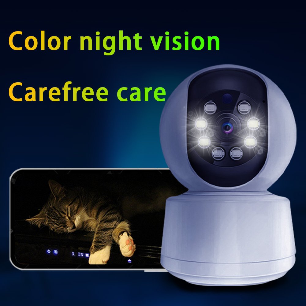 P6slite Indoor Network IPC Wireless 3MP PT Camera Cute Design Full Color Night Vision 128G TF Card Motion Alarm Security Camera