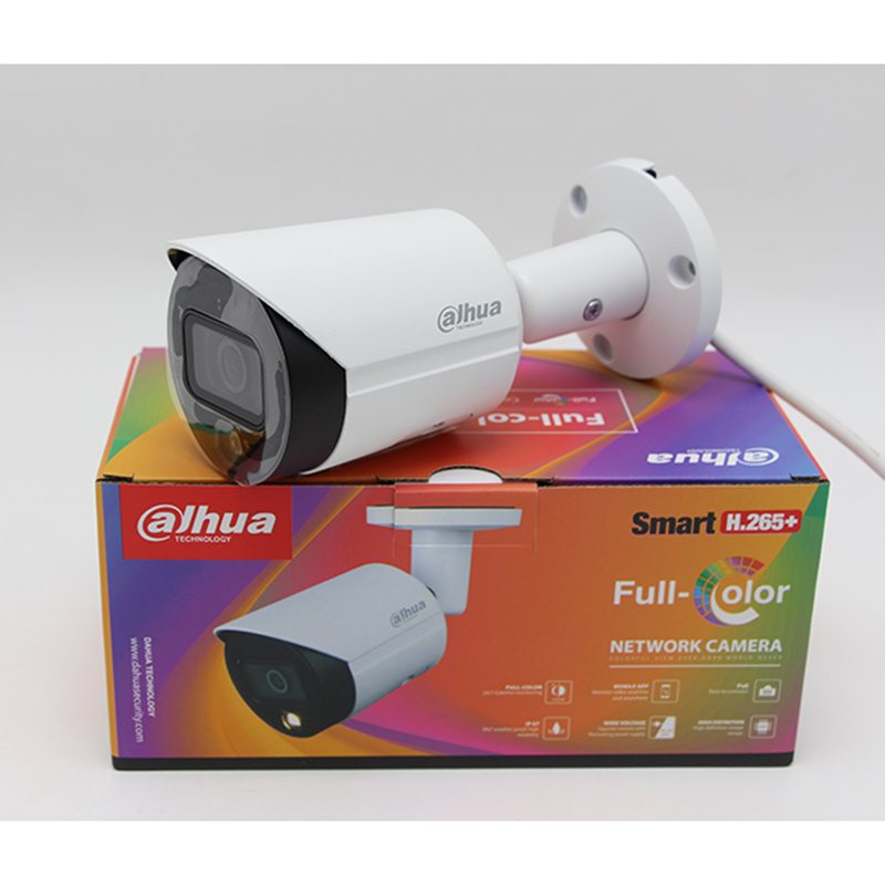 Dahua Original IPC-HFW2441S-S 4MP IR Fixed-focal Bullet Network Camera Built-in IR LED and the max. illumination distance 30 m