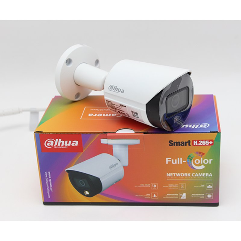 Dahua Original IPC-HFW2441S-S 4MP IR Fixed-focal Bullet Network Camera Built-in IR LED and the max. illumination distance 30 m