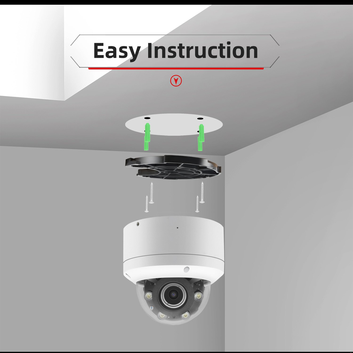 ODM 4K@30fps HDM-1 POE IP Camera USB 3.0 3G-SDI SDKPCBA&software developing service available Security Dome Network Camera
