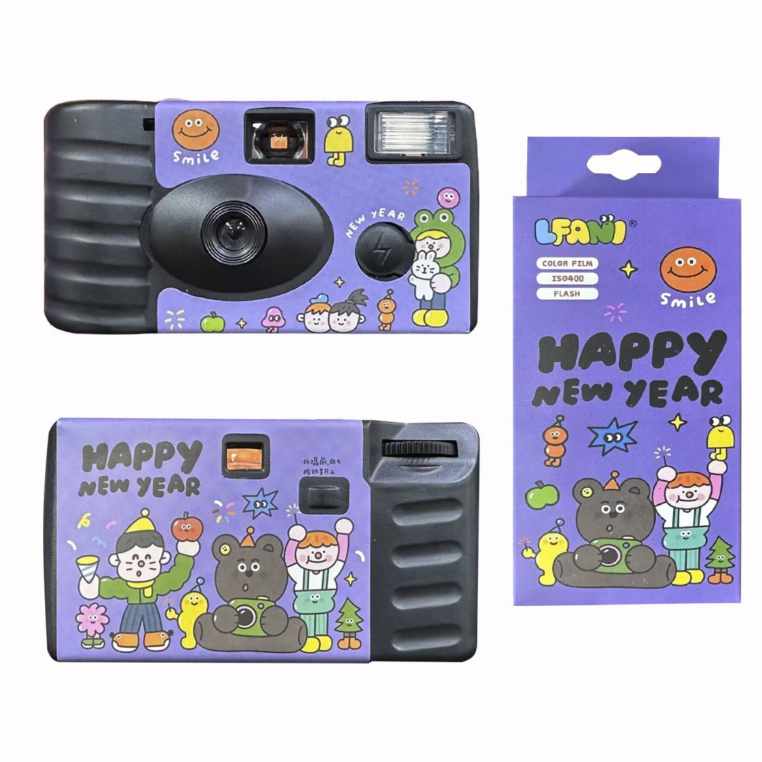 35mm film camera 2023 New Custom Design Disposable Camera 35MM with Film Portable Mini Sport Outdoor Film Camera