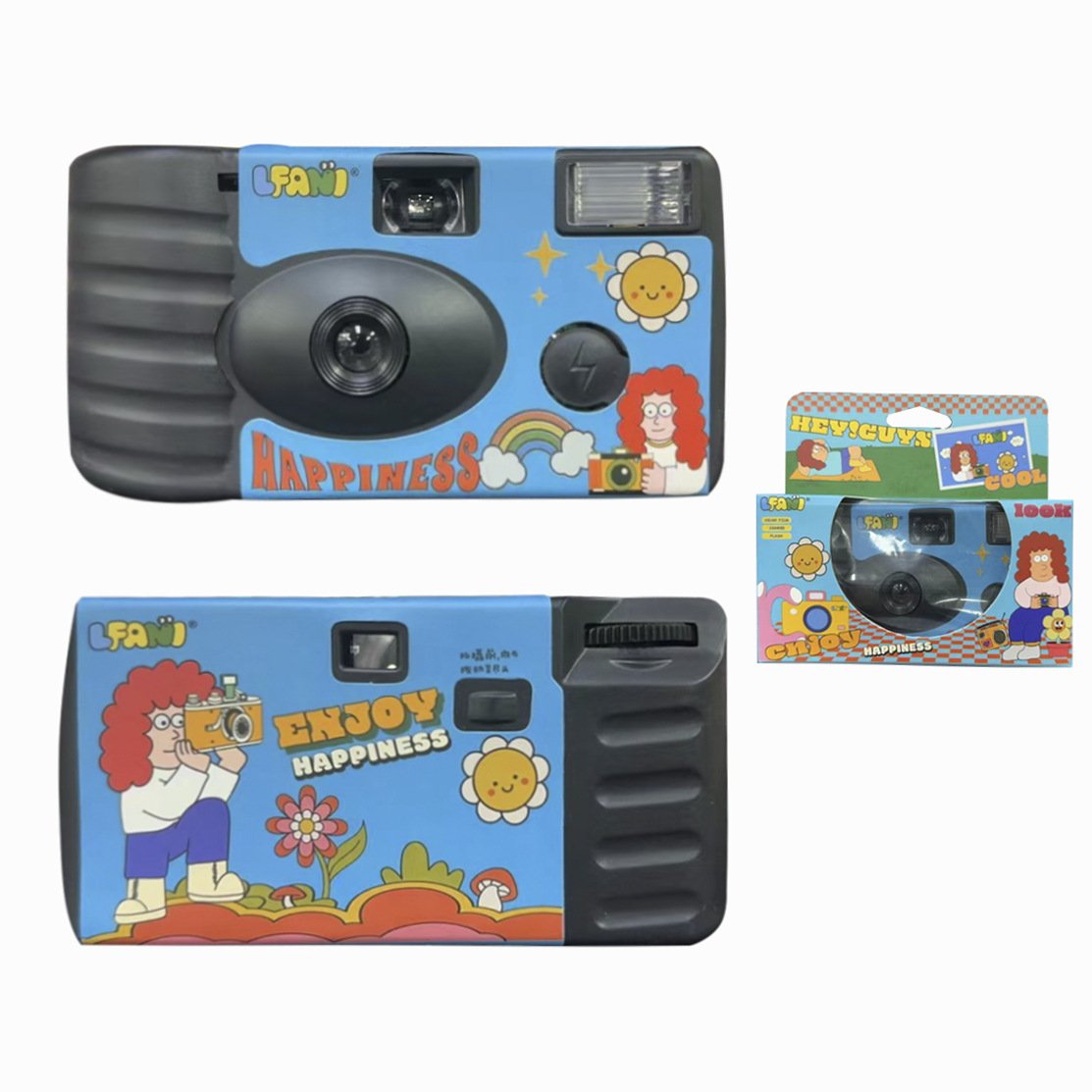 35mm film camera 2023 New Custom Design Disposable Camera 35MM with Film Portable Mini Sport Outdoor Film Camera