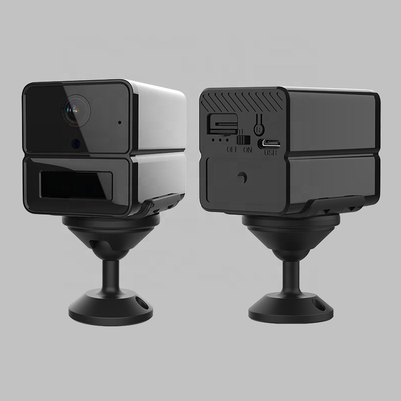 Rechargeable Battery Sim Card Wide View Angle Mini CCTV Video Network Camera D2 New Powered Long Standby Wifi 4G
