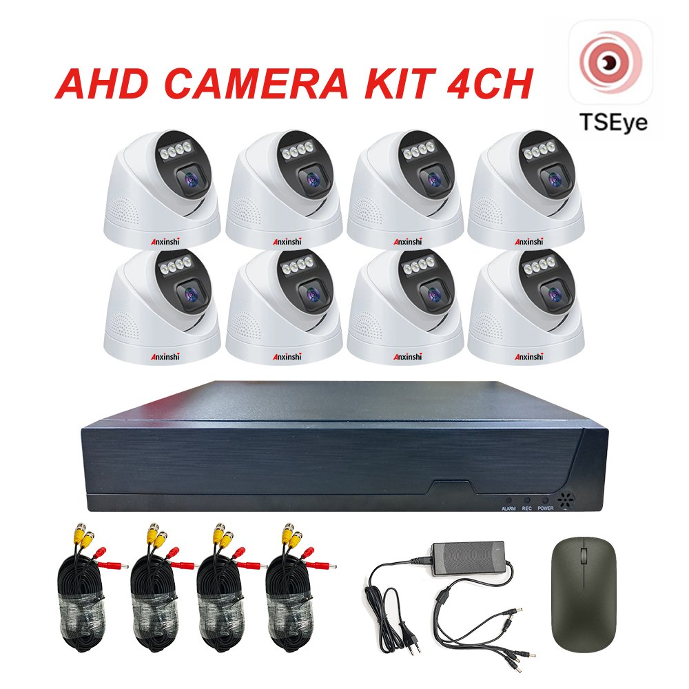 8CH AHD camera kit HD lens 3.6MM IR cut filter with auto switch