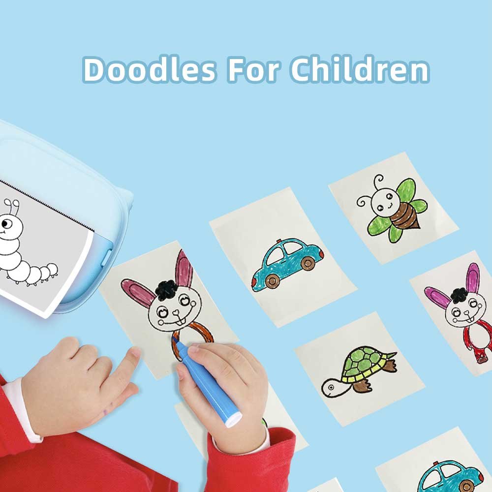 OEM 1080P HD Mini Camera Children's Print Style Selfie Toddler Camera Kids' Birthday Gift Record Moments Instant 3.5inch