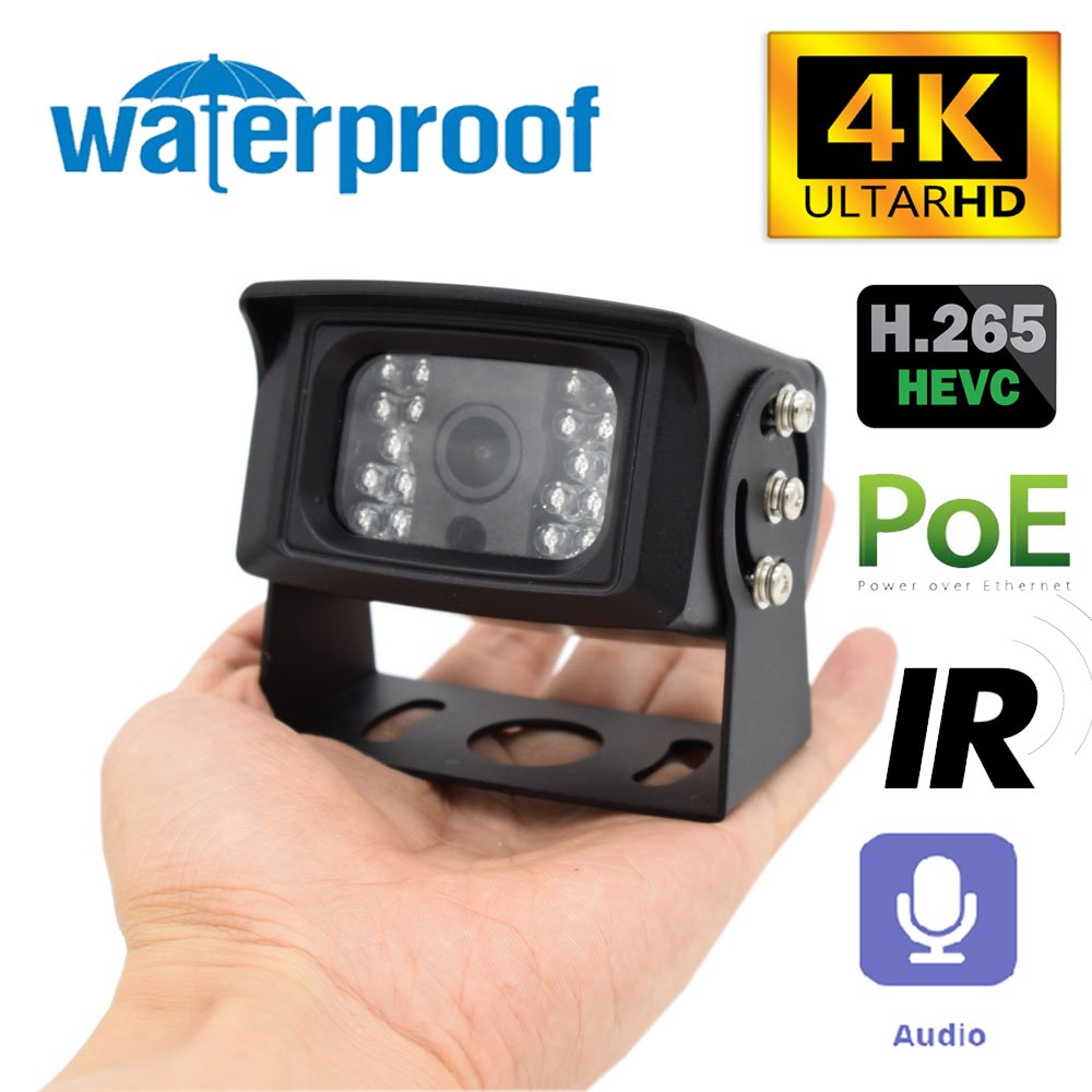 POE Waterproof 1MP 2MP 3MP 4MP 5MP 8MP 4K BUS IP Network Camera Outdoor Waterproof IP67 CAR IP CAMERA IR Cut Night Vision Xmeye