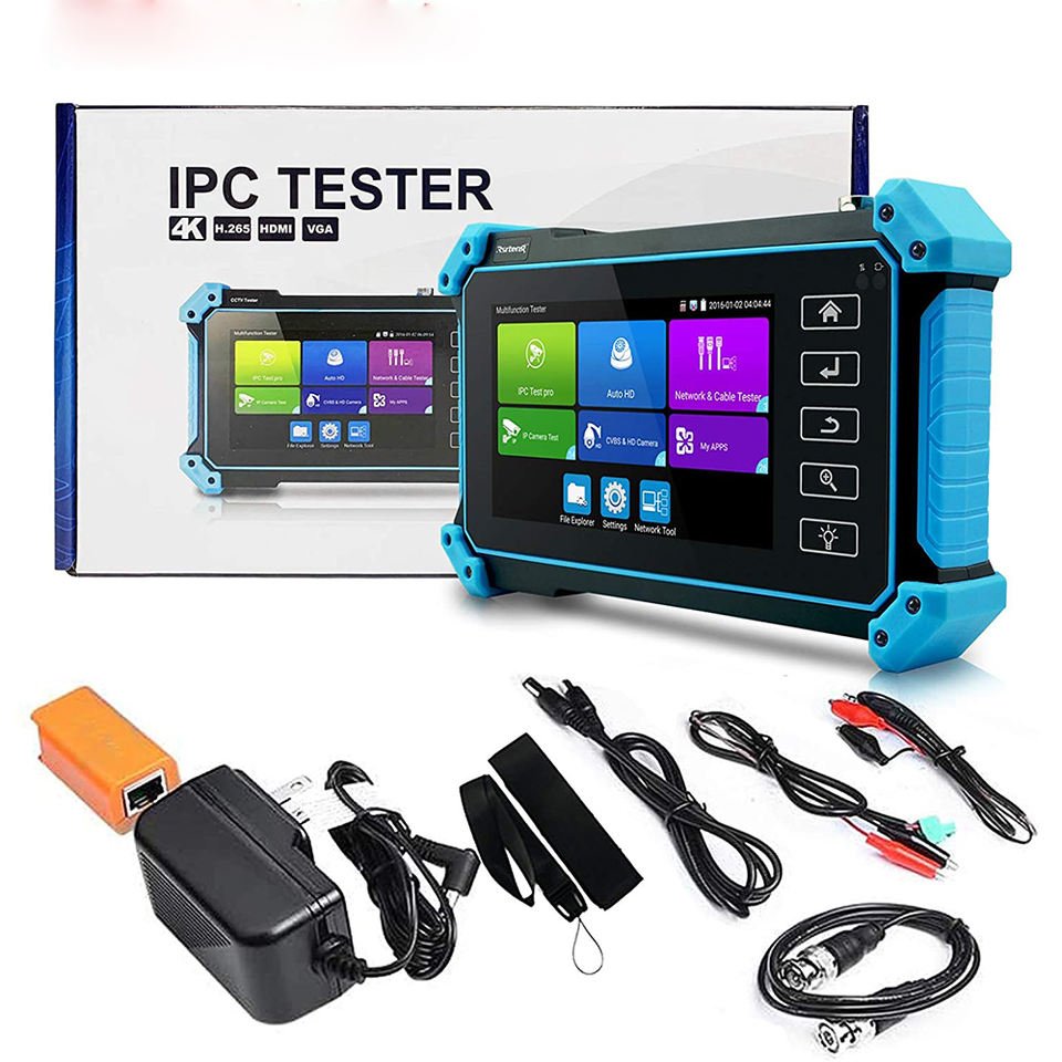 5INCH CCTV Tester IPC-5000 5100 5200 Plus Full 8MP IP CVI TVI AHD SDI Analog 6 IN 1 VGA & 4K