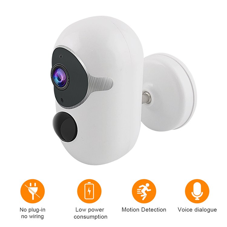 High Quality Low Powered Rechargeable Battery Smart Home Security 1080P Wireless Security Camera