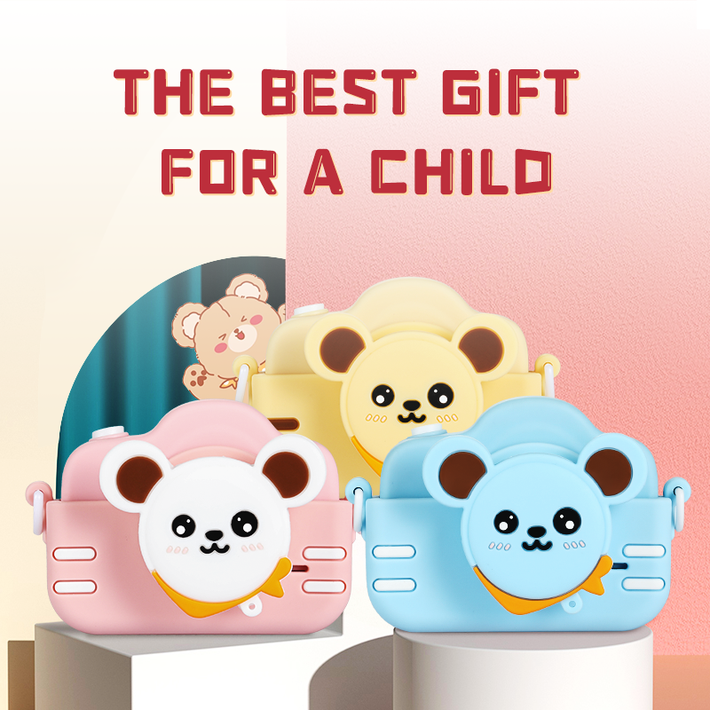 Children's Camera 1080P HD Camera Dual Lens Video Camera Cartoon Cute Outdoor Photography For Kids