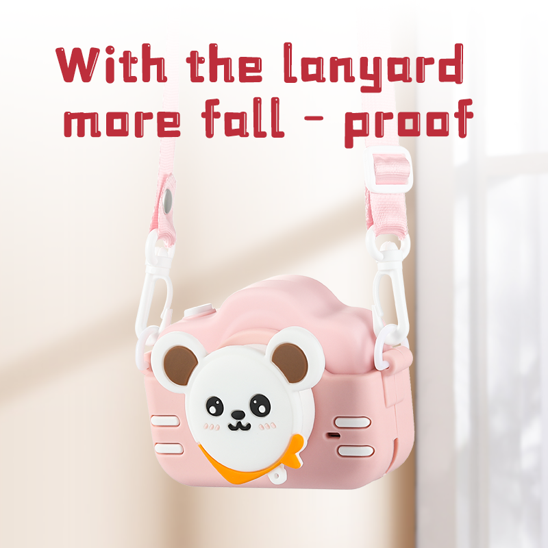 Children's Camera 1080P HD Camera Dual Lens Video Camera Cartoon Cute Outdoor Photography For Kids