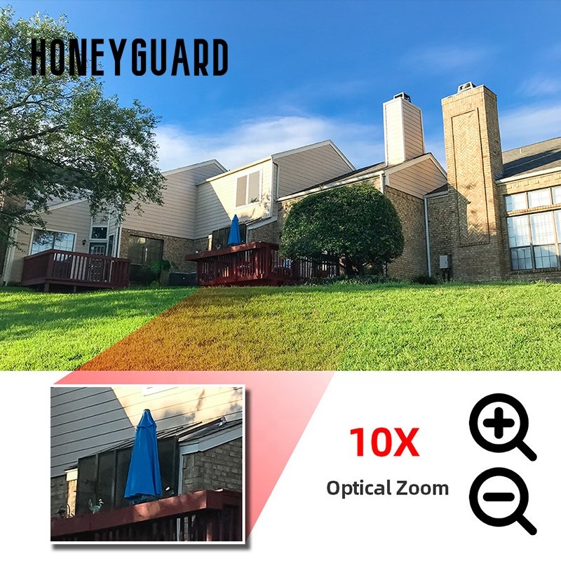 HONEYGUARD outdoor 10X Optical Zoom surveillance cctv WIFI security camera system ip network camera ptz Dual Lens network camera