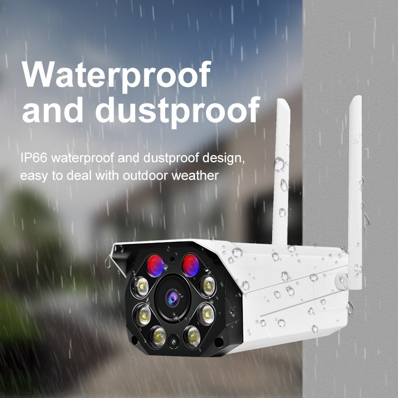 Outdoor IP66 Waterproof Dustproof Camera NVR POE Kits 3MP Fixed Smart Bullet Security System CCTV Network WiFi Camera