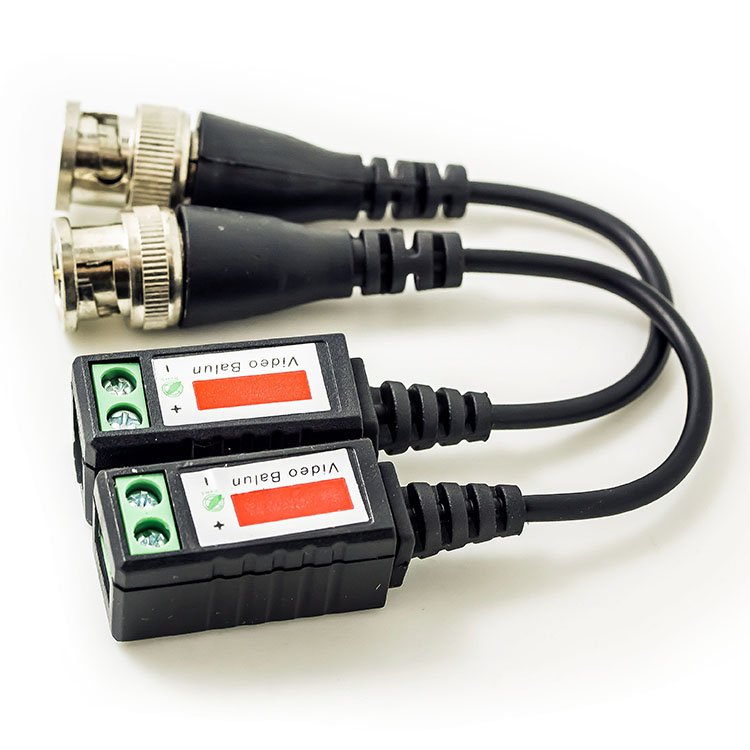 Network Monitoring CCTV Camera Ahd/Cvi/Tvi Hd Analog Coaxial Twisted Passive Video Balun Pair Transmitter