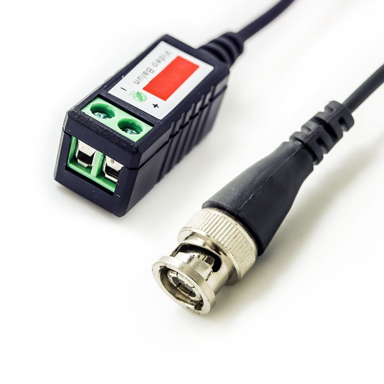 Network Monitoring CCTV Camera Ahd/Cvi/Tvi Hd Analog Coaxial Twisted Passive Video Balun Pair Transmitter