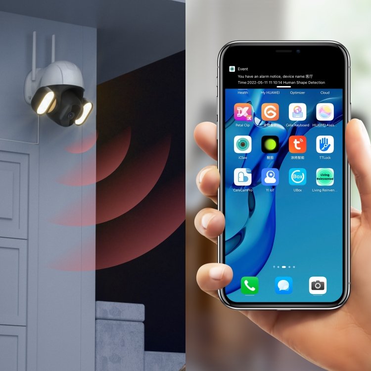 Hot Sale Network Camera 5MP Camera Outdoor Wireless Auto Tracking PTZ WiFi Home Security CCTV Camera