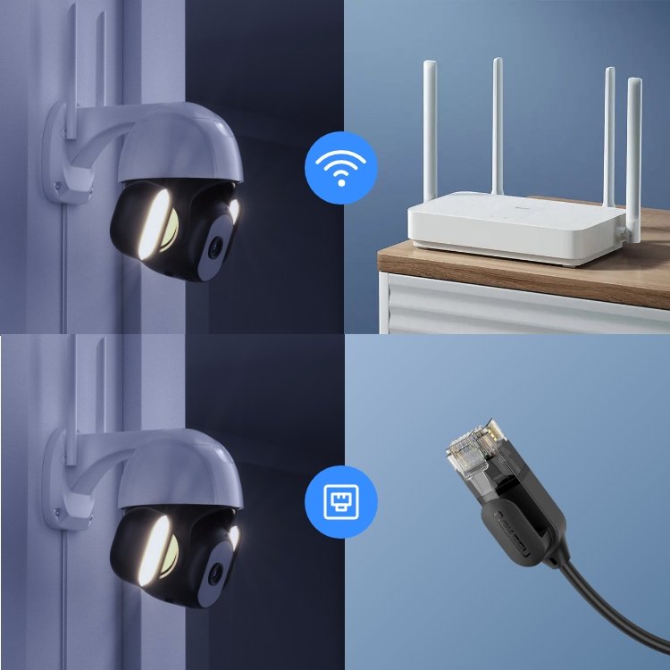Hot Sale Network Camera 5MP Camera Outdoor Wireless Auto Tracking PTZ WiFi Home Security CCTV Camera