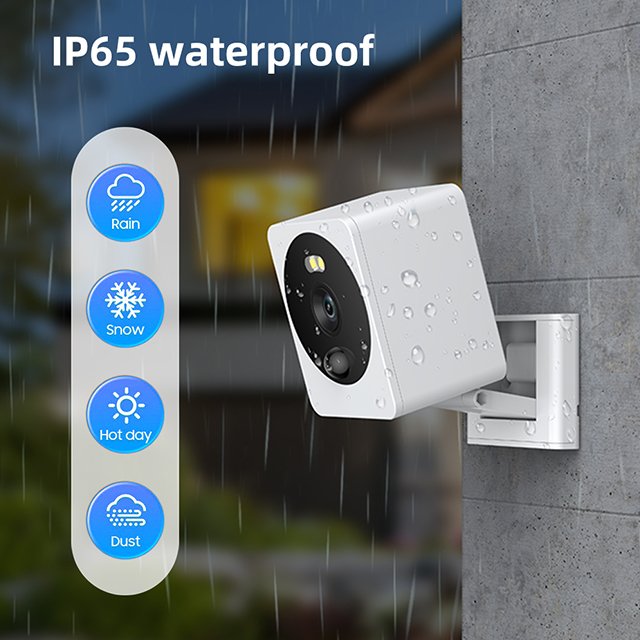 PEGATAH 5MP Tuya Wifi Mini Indoor Security Camera Night Vision Two Way Audio AI-Network Home Baby Monitor Outdoor Use Cloud Data
