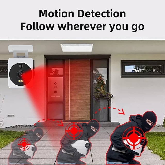 PEGATAH 5MP Tuya Wifi Mini Indoor Security Camera Night Vision Two Way Audio AI-Network Home Baby Monitor Outdoor Use Cloud Data