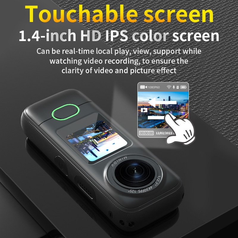 Wearable action camera for extreme Sports Recorder 4K video body camera sport action mini digit video cameras