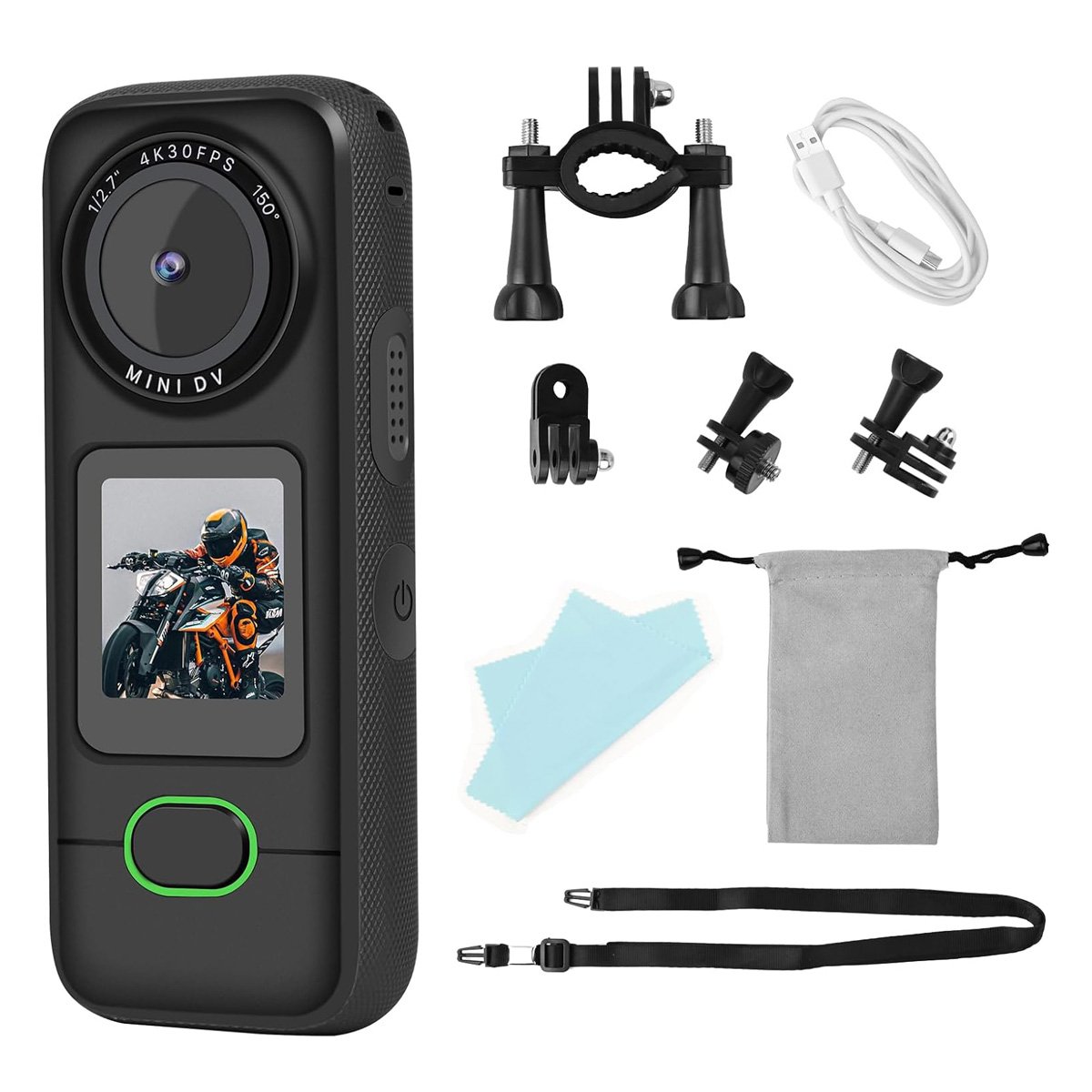Wearable action camera for extreme Sports Recorder 4K video body camera sport action mini digit video cameras