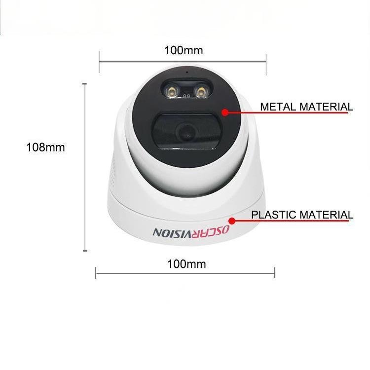 Face detection Built in Audio Dome IP Ethernet Wired Cable CCTV POE IP Camera 5MP Network Camera 5MP Home CCTV Camera