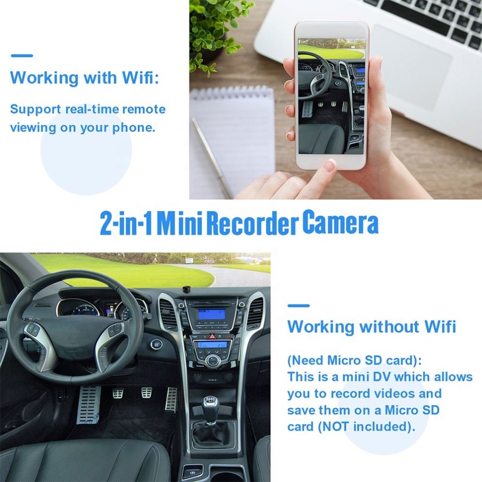 QZT cam wireless mini HD 4k wifi mini camera
