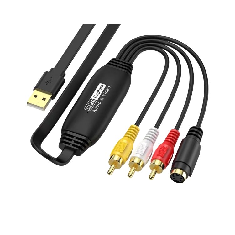USB 2.0 Video Capture HD recording for PC and MAC with video and audio capabilities