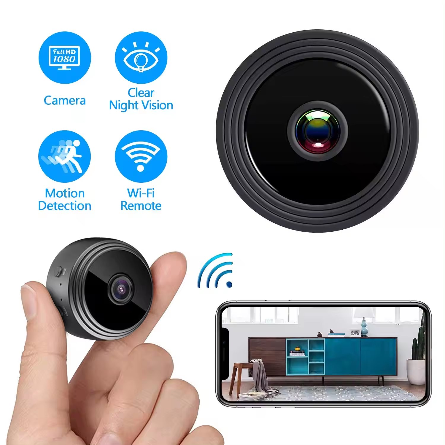 A9 Hot Sale Mini Wifi Cameras 1080p Night Vision Mini Camera Cctv Home Security Mini Small Size Camera