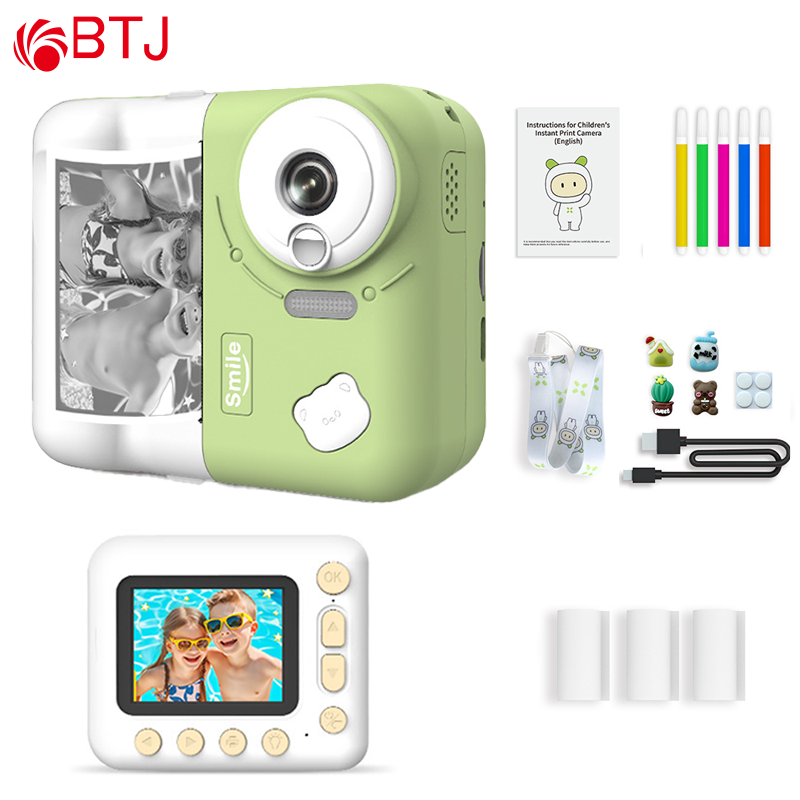 New 2.4 Inch IPS HD Screen Kids Small Printing Mini Camera Digital Instant Quick Print Camera For Kids With Immediate Print
