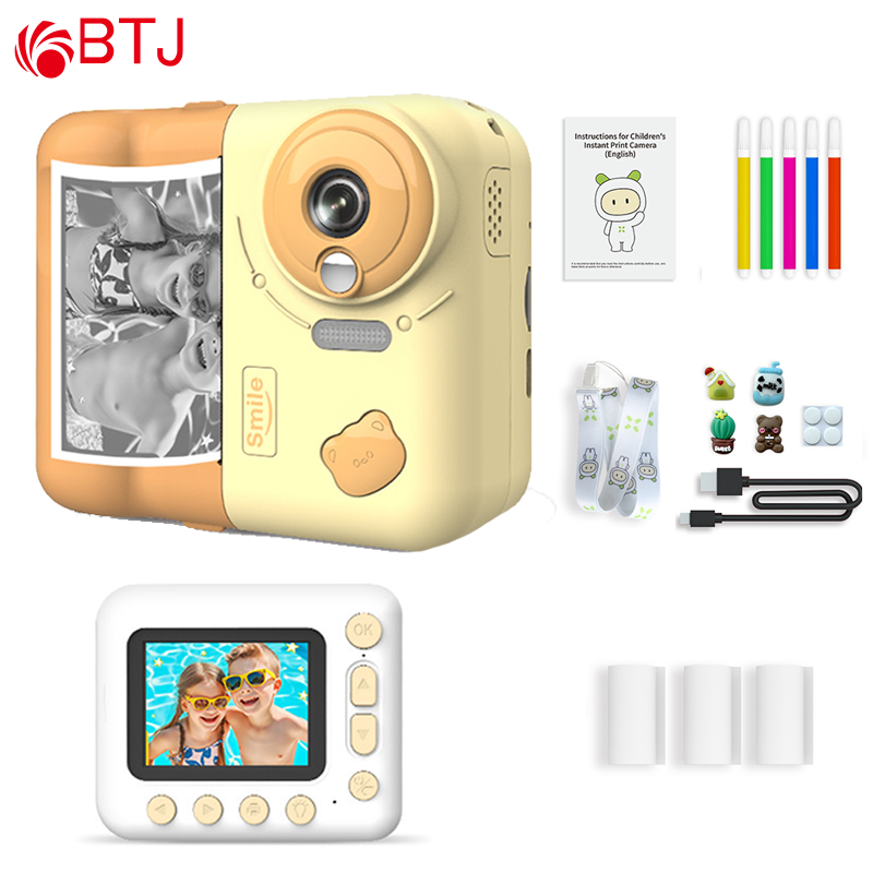 New 2.4 Inch IPS HD Screen Kids Small Printing Mini Camera Digital Instant Quick Print Camera For Kids With Immediate Print