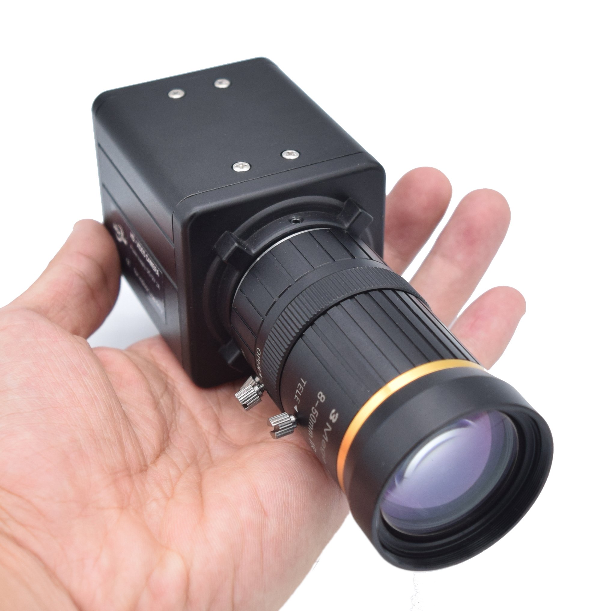 BOX 4K IP Camera POE Sensor Security CCTV Cam H.265 Industry Audio Video Surveillance Compatible