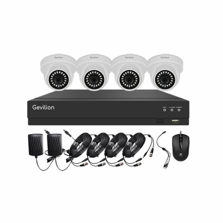 HD 1080P 4 channel 8CH 16CH all in 1 home security camera kit DVR cctv system