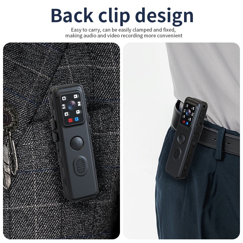 Wifi Video Camera with Night Vision 1080P Body Mounted Camera with Audio and Video Recording