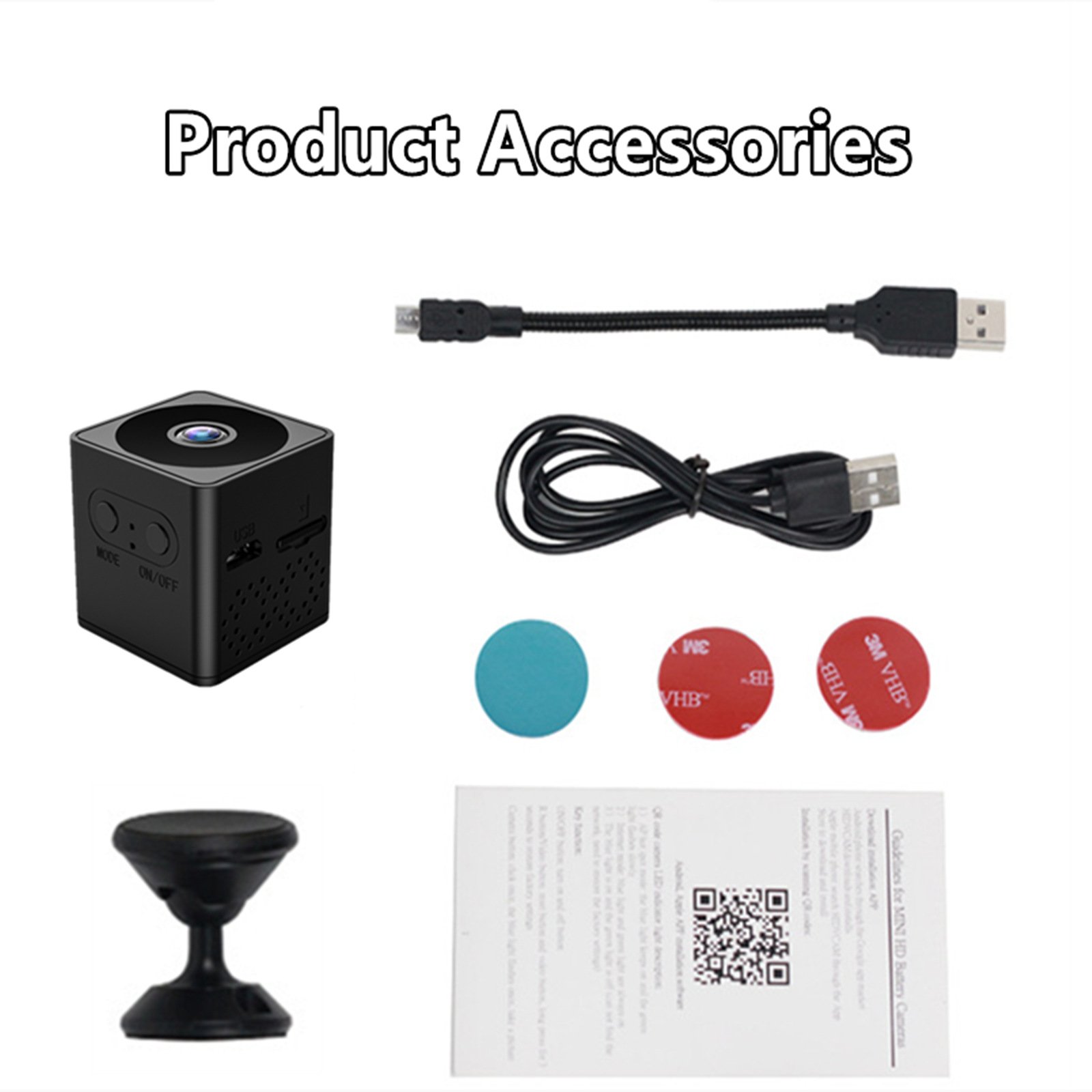1080P HD Infrared Night Vision Wireless Mini Video Camera Small Video Recorder Micro Mini Camera