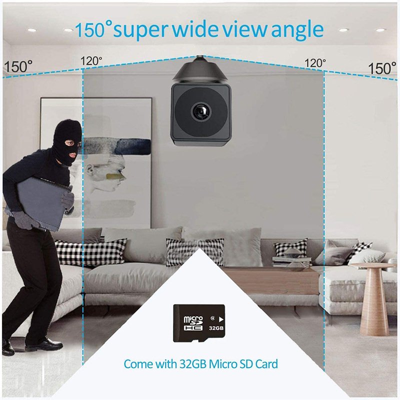 1080P HD Infrared Night Vision Wireless Mini Video Camera Small Video Recorder Micro Mini Camera
